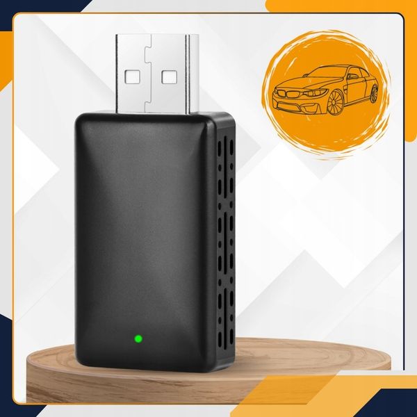 MINI ADAPTER ANDROID AUTO BEZPRZEWODOWY CARPLAY WIFI BLUETOOTH + USB C zdjęcie 9