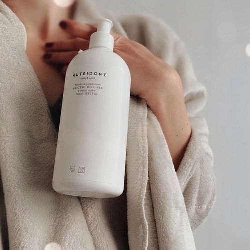MLECZKO do ciała BALSAM z olejkiem jojoba NUTRIDOME intensywne NAWILŻENIE na Arena.pl