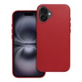 Futerał LEATHER MAG COVER kompatybilny z MagSafe do IPHONE 16 Plus czerwony