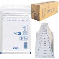 KOPERTY BĄBELKOWE PREMIUM C13 BIAŁE 100 SZT. TOP C/13 MOCNY KLEJ eKoperty
