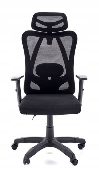 ERGONOMICZNY fotel obrotowy RAMOS czarny regulowany zdjęcie 7