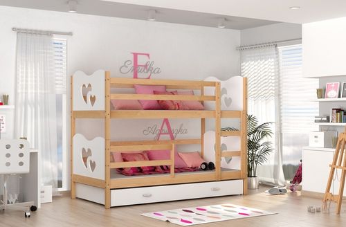 Łóżko MAX 2 sosna Kolor - Błękit na Arena.pl