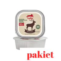 6 x Czysta dziczyzna dla psa 300g | lekkostrawna karma monobiałkowa | Leiky