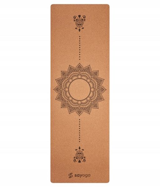 Mata do jogi Sayoga Cork Mandala zdjęcie 1
