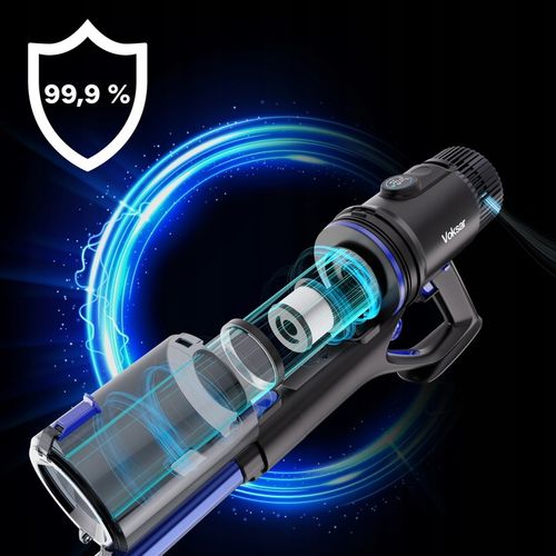 Odkurzacz Bezprzewodowy Pionowy VOKSAR V11s 5w1 LED FLEX TUBE HEPA na Arena.pl