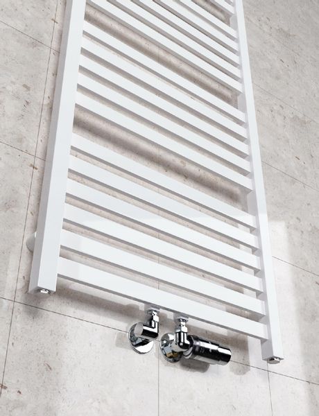 GRZEJNIK ŁAZIENKOWY PRIME-MID 1350/430 BIAŁY zdjęcie 6