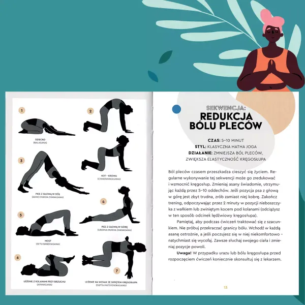 Joga. Asany. Karty do jogi + przewodnik zdjęcie 8