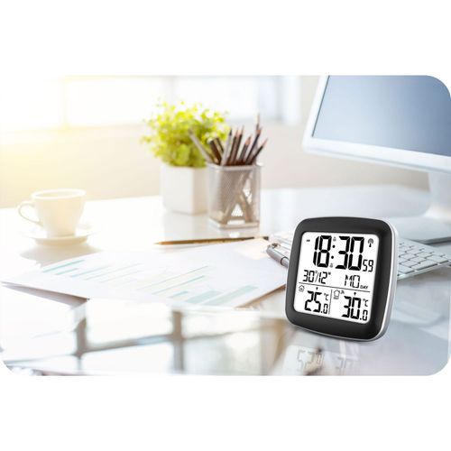 Stacja pogodowa z wyświetlaczem BD-903 srebrny na Arena.pl