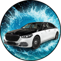 Opłatek na tort Mercedes Auto Samochód Logo Bryka Fura Maybach