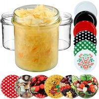 50x Słoik 350 ml Na Dżem Miód Mięso Zakrętki fi82