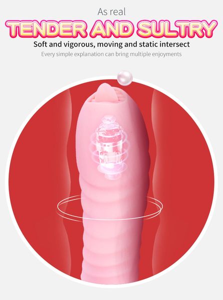 Wibrator-Silicone Vibrator USB 7 Function and Thrusting Function zdjęcie 12