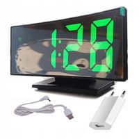 BUDZIK ELEKTRONICZNY ZEGAR SIECIOWY MIRROR BIG