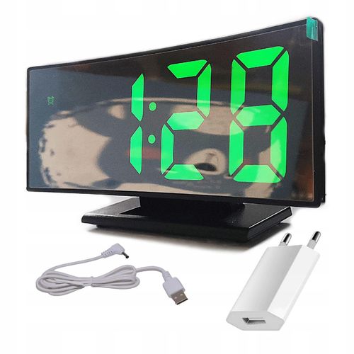 BUDZIK ELEKTRONICZNY ZEGAR SIECIOWY MIRROR BIG na Arena.pl