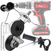 ADAPTER DO CIĘCIA BLACHY NA WKRĘTARKĘ WIERTARKĘ PRZYSTAWKA NOŻYCE