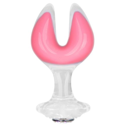 Gemoria Silicone Butt Plug - Dual Crescent  (Glow-In-The-Dark) na Arena.pl