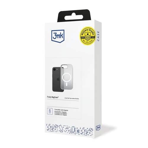 apple iphone 16e - 3mk frosty magcase white na Arena.pl