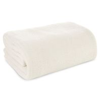 Miękki koc z mikrofobry LARISSA 150X200 kremowy