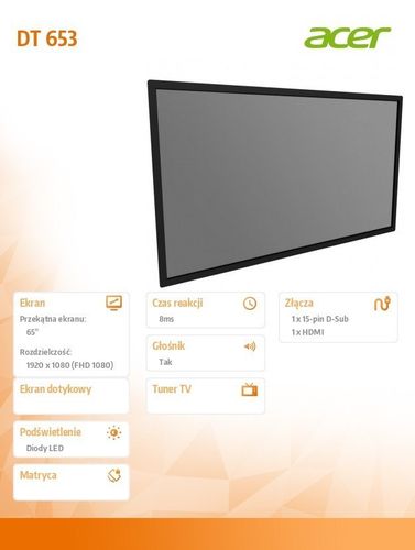 Monitor DT653 65" LFD na Arena.pl