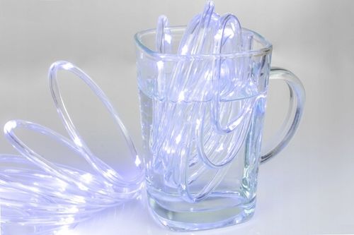 WĄŻ LED ŚWIETLNY ZEWNĘTRZNY BIAŁY ZIMNY LAMPKI PROGRAMATOR IP67 10m 230V na Arena.pl