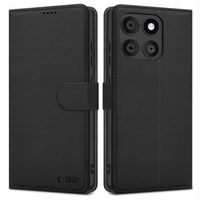 2 x SKŁADANE SKÓRZANE ETUI WALLET CASE DO EDGE 60 / 60 FUSION + 2-PAK SZKŁO