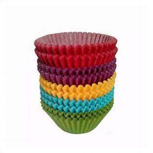 FOREMKI PAPILOTKI do muffinek zestaw 5 kolorów 50x35 mm 100 szt na Arena.pl