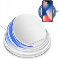 ŁADOWARKA BEZPRZEWODOWA INDUKCYJNA SZYBKA QI FAST 10W USB C LEKKA SKŁADANA