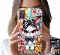 ETUI DO MOTOROLA MOTO G10 POWER - KRÓLIK WIELKANOCNY, ZAJĄC, JAJKA + SZKŁO