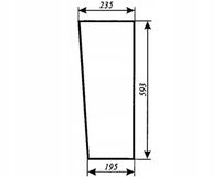 Szyba przednia dolna Massey Ferguson MF-255 kabina Chełmża, Lubsko