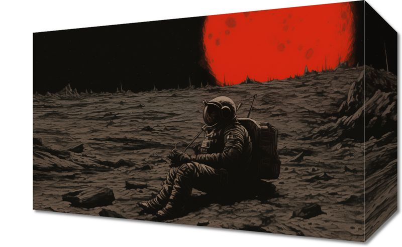 Obraz 30x20cm Samotność w Kosmosie zdjęcie 1