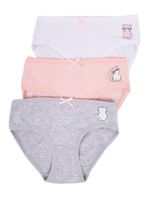 Figi majtki dziewczęce bawełniane kotki 3PAK 110-116 YOCLUB