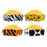 Pudełka na chipsy Zwierzęta Zoo Safari, 4 szt.