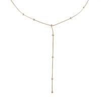 Naszyjnik stal chirurgiczna platerowana złotem NST2095