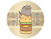 Opłatek na tort Pusheen