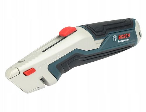 Nóż chowany na ostrza trapezowe BOSCH + 3 ostrza na Arena.pl