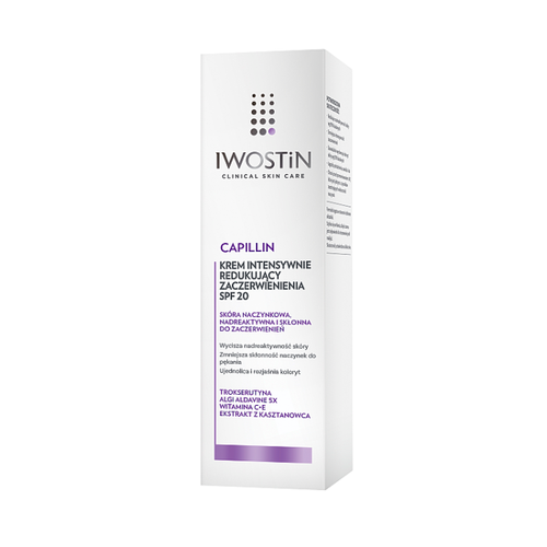Iwostin Capillin Krem intensywnie redukujący zaczerwienienia SPF 20 40 ml na Arena.pl