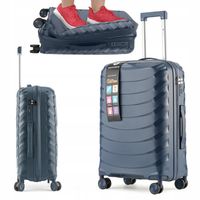 WALIZKA DUŻA XXL NIEZNISZCZALNA PODRÓŻNA BAGAŻ NA KÓŁKACH POLIPROPYLEN