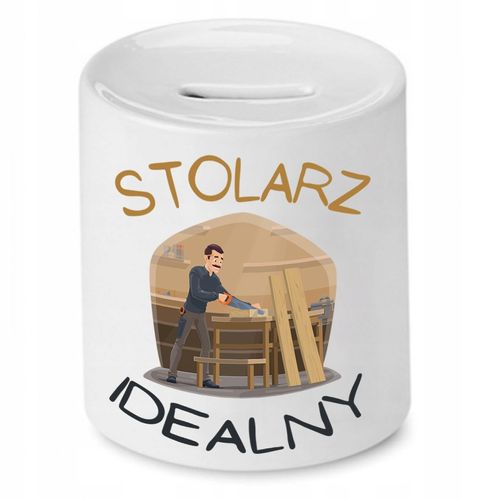 Skarbonka Prezent Dla Stolarza Idealny Z Nadrukiem Ze Zdjęciem na Arena.pl