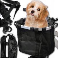 KOSZYK NA ROWER KIEROWNICĘ KOSZ ROWEROWY PRZEDNI TORBA DO ROWERU + UCHWYT