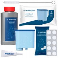 2 x Zestaw do ekspresu Philips Saeco: filtr odkamieniacz tabletki smar czyś