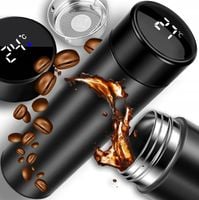 TERMOS KUBEK TERMICZNY BIDON SMART WYŚWIETLACZ LCD CZUJNIK TEMPERATURY