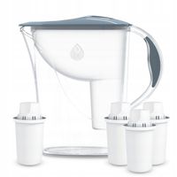 Dzbanek filtrujący Dafi ATRIA 2,4l stalowy szary 4 Filtry Classic