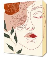 Obraz 30x40cm Beż i Twarz
