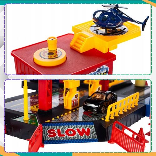 DUŻY PARKING GARAŻ PIĘTROWY AUTA HELIKOPTER TOR SAMOCHODOWY WINDA na Arena.pl