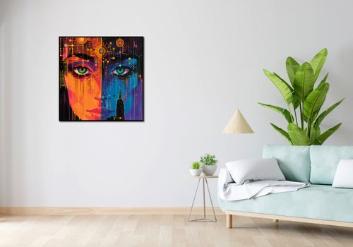 Plakat 80x80cm Cyfrowa Psyche na Arena.pl