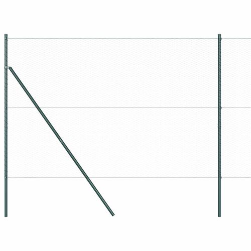 Ogrodzenie z słupkami Szary 1.5 x 100 m Stal pokryta PCV na Arena.pl