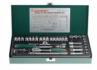 Zestaw nasadek kluczy grzechotka 1/4' JONNESWAY 41 cz. TORX IMBUS HEX