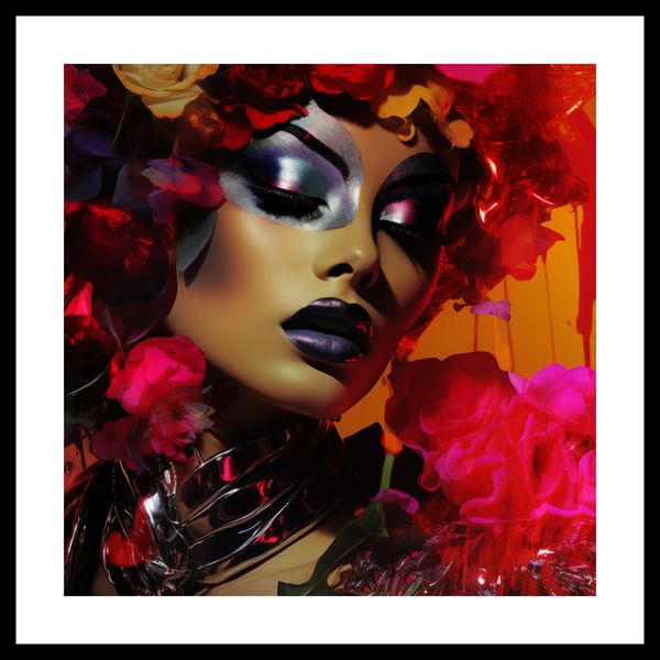 Plakat 50x50cm Kwiecista Diva zdjęcie 3