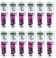 12x Den Braven Akryl-W Uszczelniacz Akrylowy Akryl Biały 280 ml