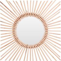 Lustro Intesi Rise kwadrat naturalne boho