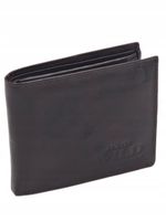 Elegancki portfel męski skóra naturalna N992-P-CHM / 7919 Ciemny brązowy